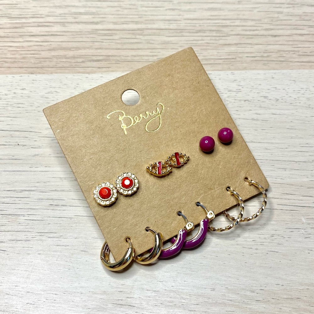 Berry Jewelry - 6 On Berry Earring Set
